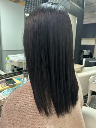 ロング 縮毛•ハイトーン Runaのヘアスタイル