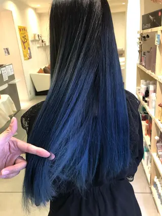 ロング 門田 恭弥のヘアスタイル