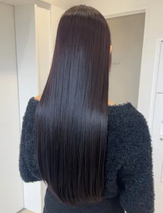 ロング カラー SALOWIN京都河原町suite店所属・うる艶カラー／ 髪質改善／arisaのヘアスタイル