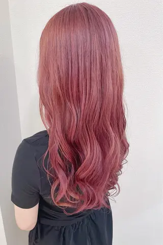 ロング カラー ケアブリーチ /髪質 改善/古橋圭史郎のヘアスタイル