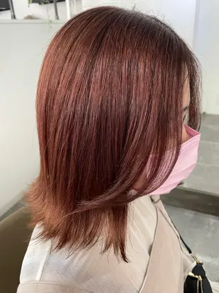 ミディアム カラー miyu/完全個室 /髪質改善のヘアスタイル
