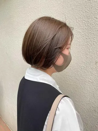 ショート カラー ハマベ イクト FLORENのヘアスタイル