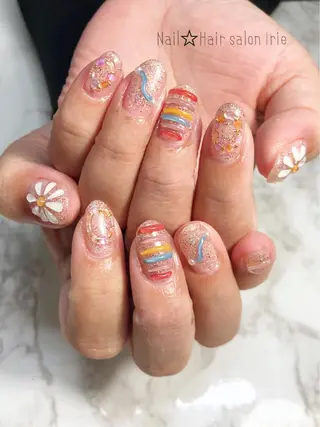 ネイル Hair salon Irie所属・與儀 知佳のネイルデザイン