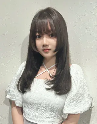 ロング ハイトーン/レイヤー /艶カラー🎀のヘアスタイル