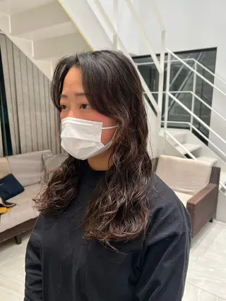 セミロング m.slashセンター南店所属・東 大介メンズ特化のヘアスタイル