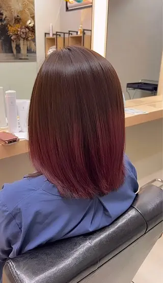 ミディアム カラー GRAN LUSSO岡山駅前【グランルッソ】所属・GRAN LUSSO 【MIHARU】のヘアスタイル