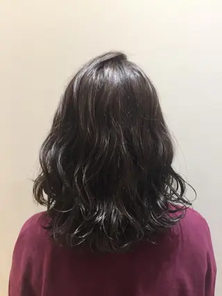 セミロング 透明感カラー🍃 レイヤースタイル✨葵のヘアスタイル