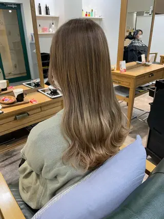 ロング カラー 加藤 雄大のヘアスタイル