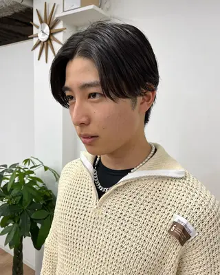 ショート カラー パーマ ヘアアレンジ メンズ 💎髪質改善特化💎 RUITOのヘアスタイル