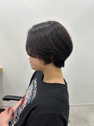 ショート カラー レイヤー/ナチュラル 💐nao.のヘアスタイル