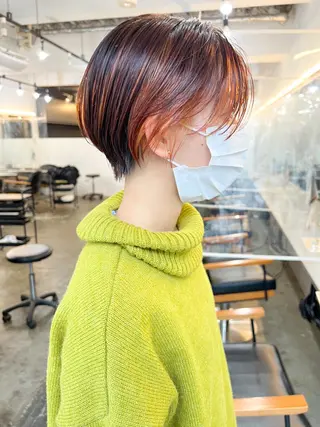 ショート カラー レイヤーカット/ 火ノ見🪡のヘアスタイル