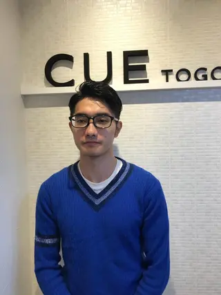 ショート CUETOGOSHIKOEN所属・舛添 龍一のヘアスタイル