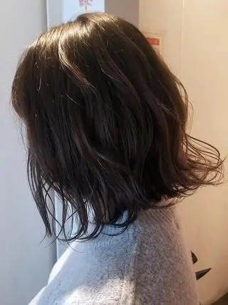 ミディアム パピヨンロゼ カラー特化/ブリーチのヘアスタイル