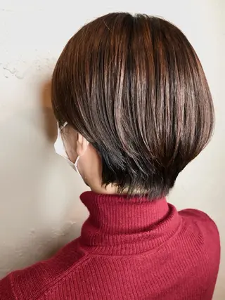 ショート カラー OPShair　ANELLO所属・ショート/ボブ/ メンズ/縮毛矯正のヘアスタイル