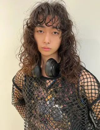 パーマ ハイトーン/ ボブ/KAIのヘアスタイル