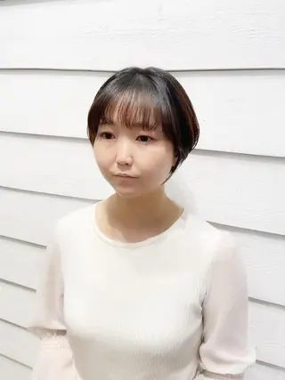 ショート newline銀座所属・👑銀座ショート/ 絶壁補正/金子涼👑のヘアスタイル