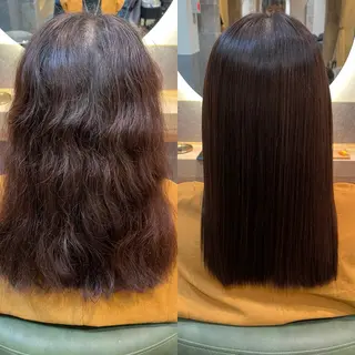 セミロング biscohair 髪にドラマを。のヘアスタイル