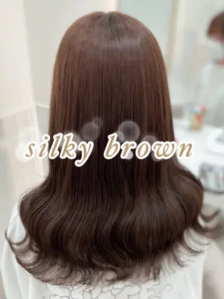 ロング カラー ガーリーカラー🩷 ユウ🍓💞のヘアスタイル