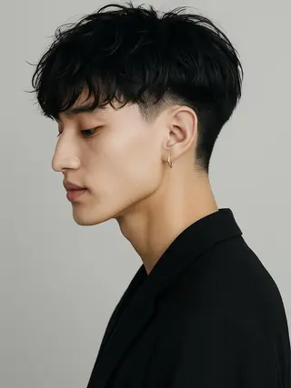 メンズ EARTH川越/オー ナー/阿部建のヘアスタイル