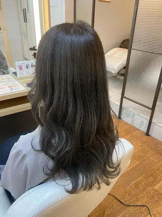 ロング カラー ヘアアレンジ 韓国ヘア sasugaのヘアスタイル