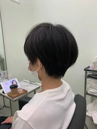 ショート GO TODAY  SHAIR SALON 梅田NU茶屋町店所属・田中成美/レイヤー カット/透明感カラーのヘアスタイル