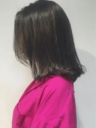 セミロング カラー 酒井 麻里のヘアスタイル