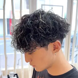 ショート パーマ メンズ 楽で簡単に決まる メンズヘア💥曽我尾のヘアスタイル