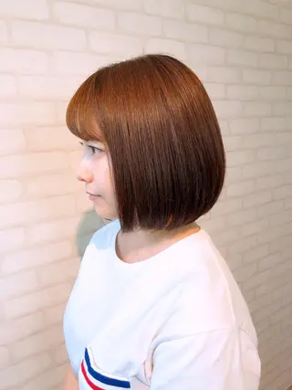 ショート アオガミ （前髪顔周りカット）のヘアスタイル