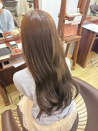 ロング カラー 高村 りなのヘアスタイル