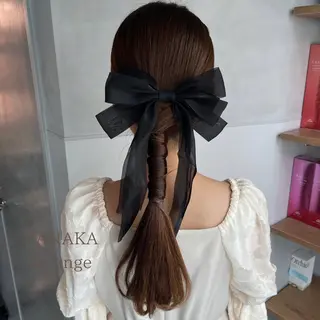 ヘアアレンジ charm《銀座》 ヘアセット/縮毛矯正のヘアスタイル