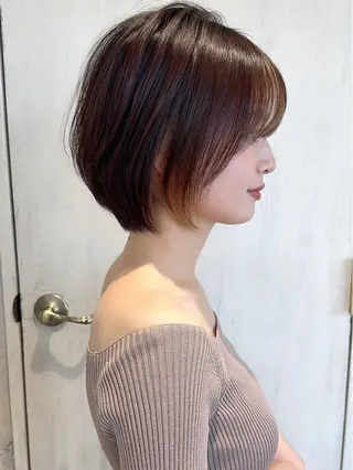 ショート カラー ショート、ボブの神✨ 峯朋也✂︎✨のヘアスタイル