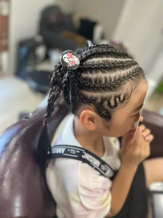 ヘアアレンジ キッズ Hair room Leaのヘアスタイル