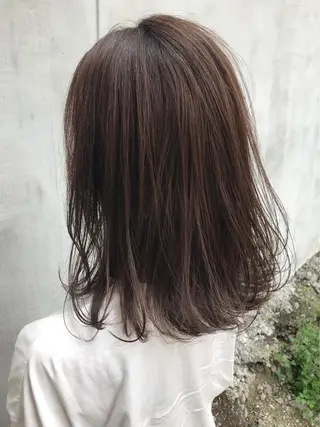 セミロング カラー ヘアアレンジ 佐藤 魁人のヘアスタイル