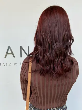 セミロング カラー ブランシェ小幡駅前店 森樹のヘアスタイル