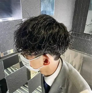 ショート パーマ 【柏メンズパーマ職人 】店長 KAZUMAのヘアスタイル