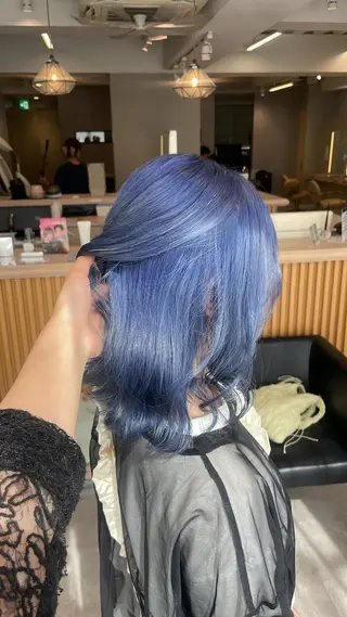 ミディアム カラー ハイトーン/アレンジ hikaru🐰💕のヘアスタイル