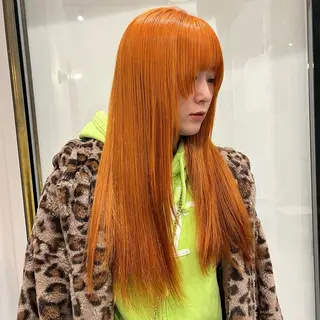 ロング カラー AMI🎀韓国ヘア 透明感カラーのヘアスタイル