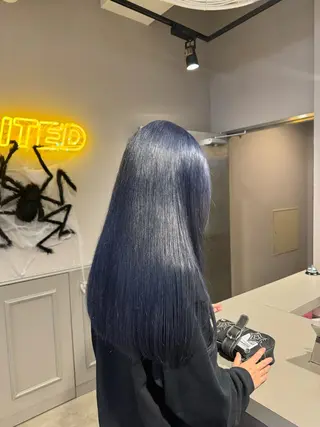 ロング カラー ヘアアレンジ Over hair_ misakiのヘアスタイル