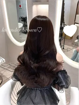 ロング カラー 🩷韓国ヘア/ヨシン モリ🩷Maikaのヘアスタイル