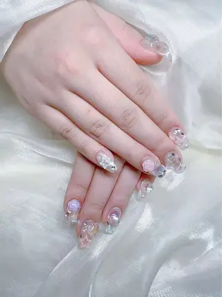 ネイル ラベンダー💖日暮里 ルル💖ネイルのネイルデザイン