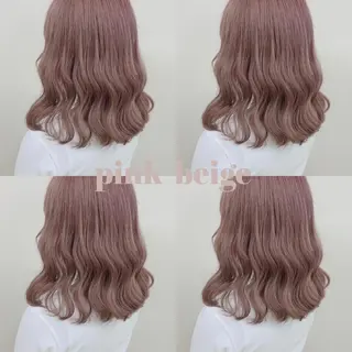 ミディアム カラー 韓国ヘア🇰🇷🎀 みきのヘアスタイル