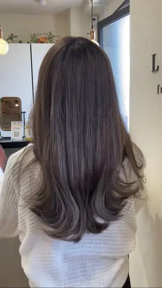 セミロング 韓国スタイル🇰🇷 minamiのヘアスタイル