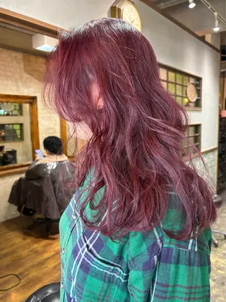 セミロング 心斎橋ハイトーン/ カノンのヘアスタイル