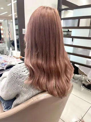 ロング カラー ハイトーン👱‍♀️ エクステ/彩花のヘアスタイル