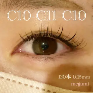 マツエク・マツパ KUON EYELASH SALON所属・KUON 溝の口 megumiのマツエク・マツパデザイン