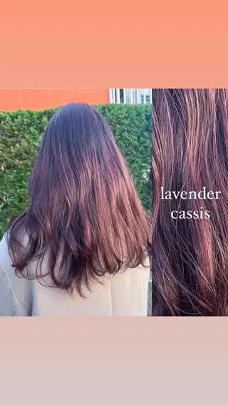 ロング カラー stylist ◎RUKI.のヘアスタイル