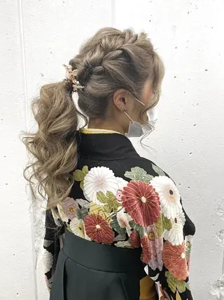 ロング カラー ヘアアレンジ 🎨カラー満足度 500%💫ヅル💫のヘアスタイル