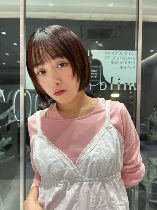 ショート mile所属・mei 🌔 似合わせヘルシーヘアのヘアスタイル