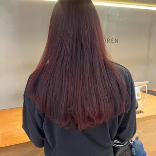 ロング カラー レイヤーカット/暖色 カラー/mao🎀のヘアスタイル