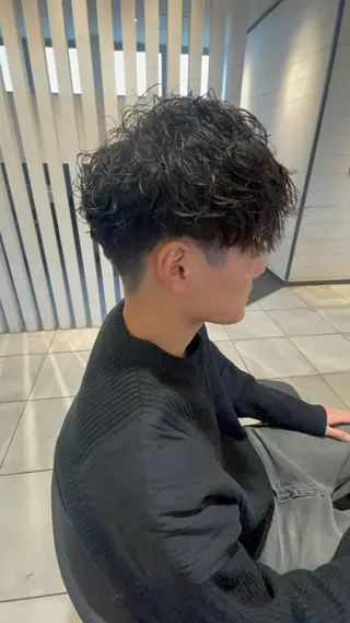 ショート パーマ 【レイク　メンズ特化 /パーマ特化】野平のヘアスタイル